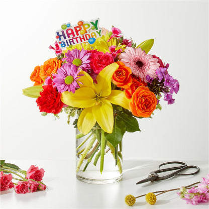 Cue the Confetti - A Florist Original –  Mt Scott Blooms By Maru, Portland OR
