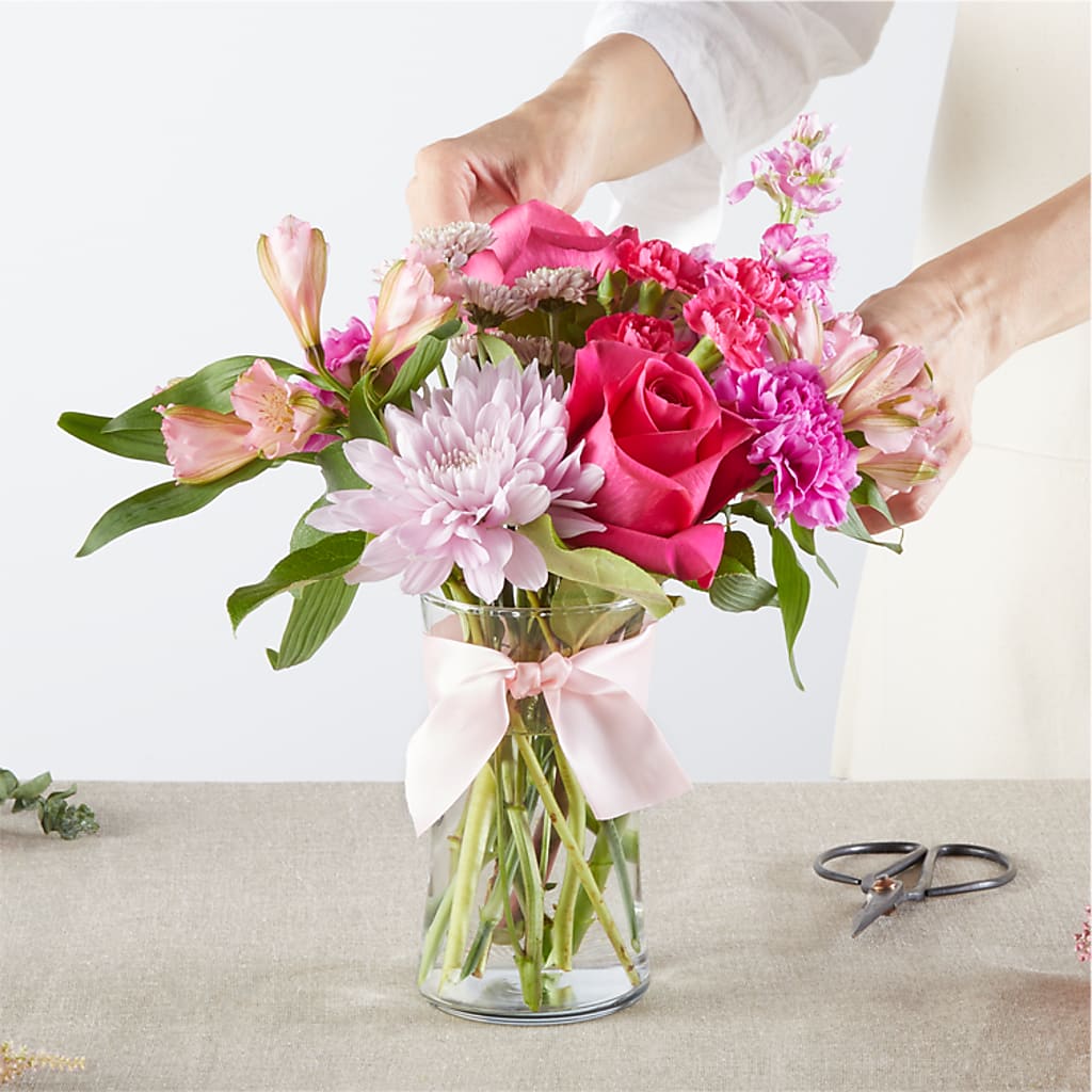 Pink Ribbon - A Florist Original –  Mt Scott Blooms By Maru, Portland OR