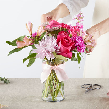 Pink Ribbon - A Florist Original –  Mt Scott Blooms By Maru, Portland OR
