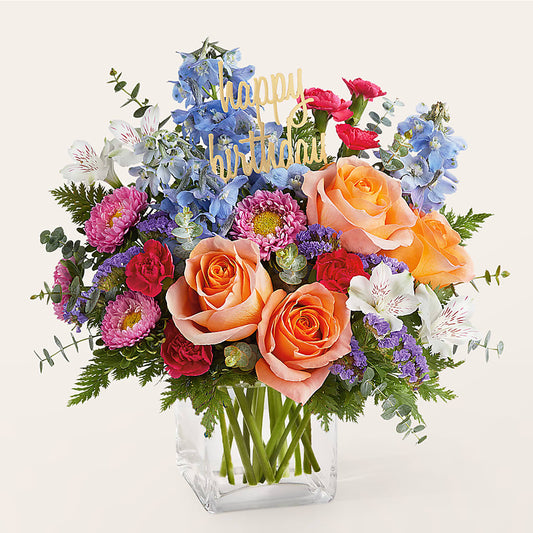 Birthday Bash Bouquet –  Mt Scott Blooms By Maru, Portland OR