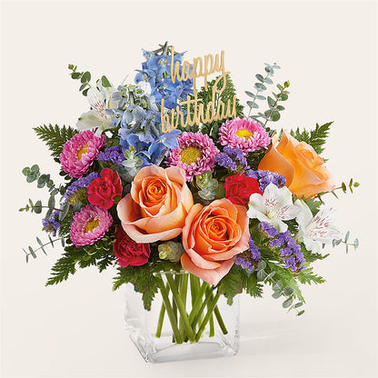 Birthday Bash Bouquet –  Mt Scott Blooms By Maru, Portland OR