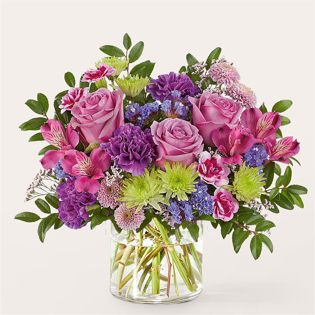 Glass Half Full Bouquet –  Mt Scott Blooms By Maru, Portland OR