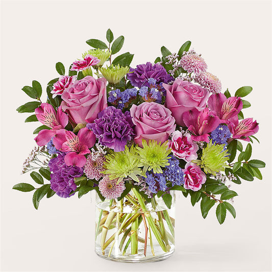 Glass Half Full Bouquet –  Mt Scott Blooms By Maru, Portland OR