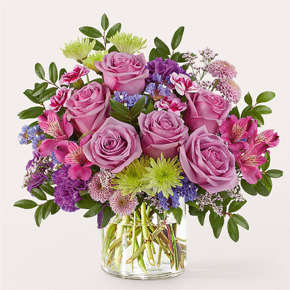Glass Half Full Bouquet –  Mt Scott Blooms By Maru, Portland OR