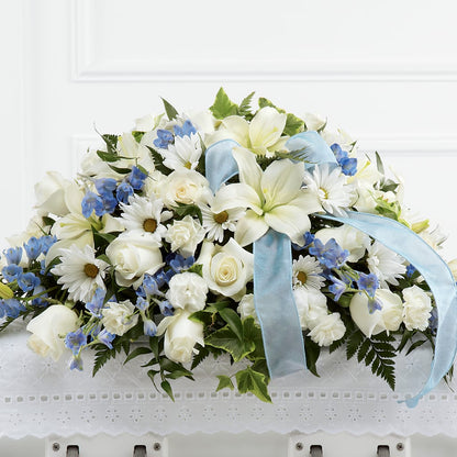 Tender Treasure Casket Spray –  Mt Scott Blooms By Maru, Portland OR