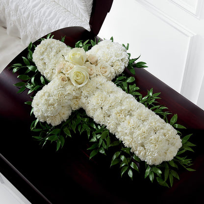 Peaceful Memories Casket Spray (Standard) –  Mt Scott Blooms By Maru, Portland OR
