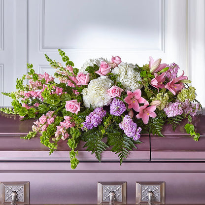 Life's Gratitude Casket Spray –  Mt Scott Blooms By Maru, Portland OR