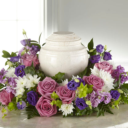 Blooming Sympathy Cremation Adornment –  Mt Scott Blooms By Maru, Portland OR