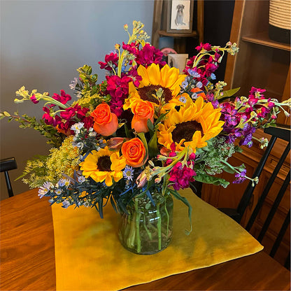 Rays of Life Bouquet –  Mt Scott Blooms By Maru, Portland OR