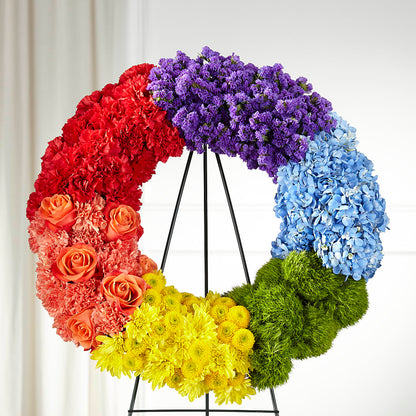 Circle of Love Wreath –  Mt Scott Blooms By Maru, Portland OR