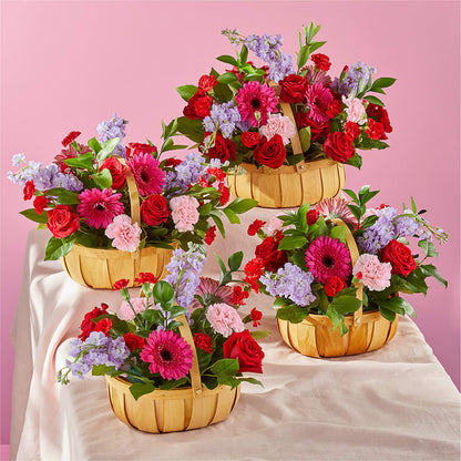 Pink Picnic Basket –  Mt Scott Blooms By Maru, Portland OR