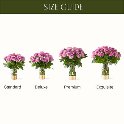 Secret Admirer Lavender Rose Bouquet –  Mt Scott Blooms By Maru, Portland OR