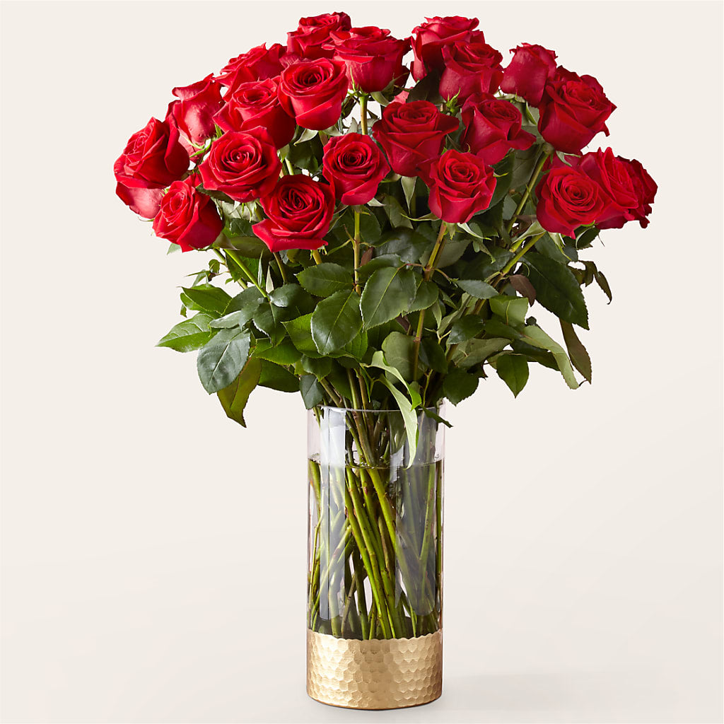 Classic Love Red Rose Bouquet –  Mt Scott Blooms By Maru, Portland OR