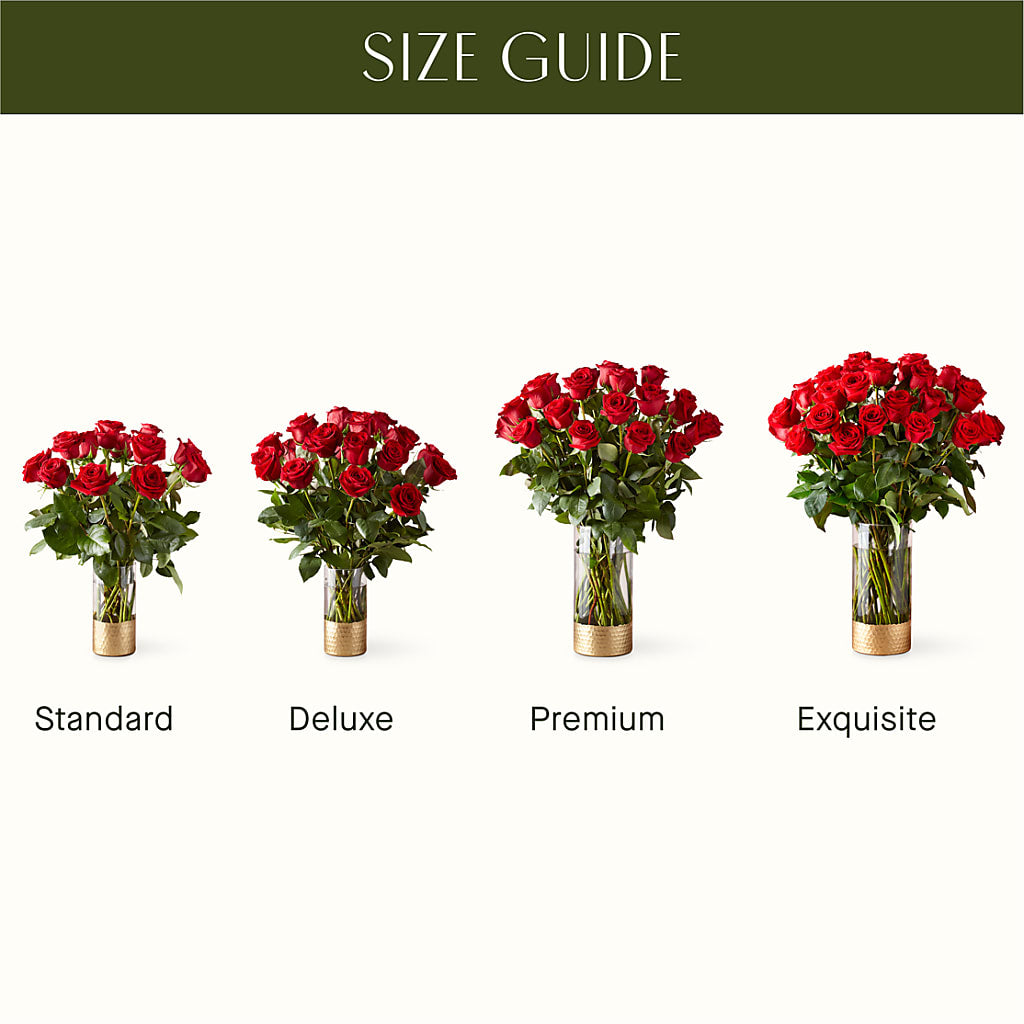 Classic Love Red Rose Bouquet –  Mt Scott Blooms By Maru, Portland OR