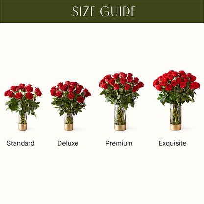 Classic Love Red Rose Bouquet –  Mt Scott Blooms By Maru, Portland OR