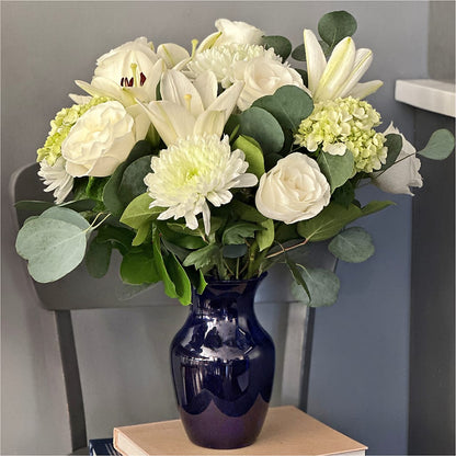 Snowy Dreams Bouquet –  Mt Scott Blooms By Maru, Portland OR
