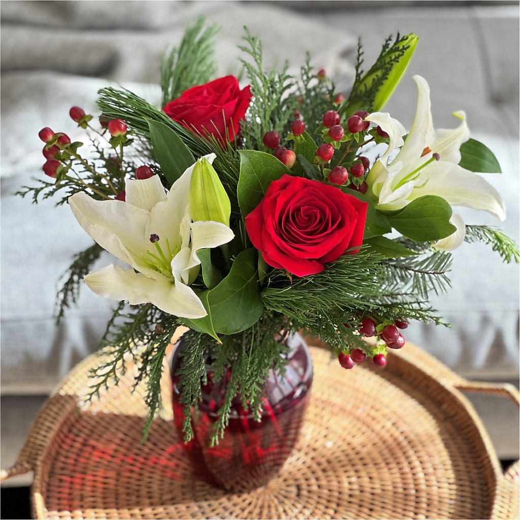 Evergreen Delight Bouquet –  Mt Scott Blooms By Maru, Portland OR