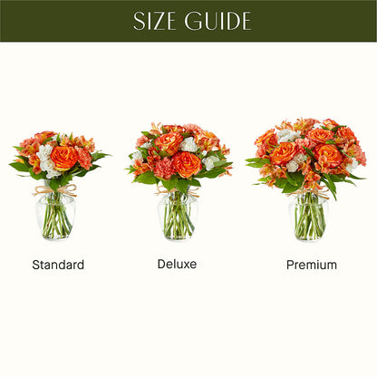 Apricot Glow Bouquet –  Mt Scott Blooms By Maru, Portland OR