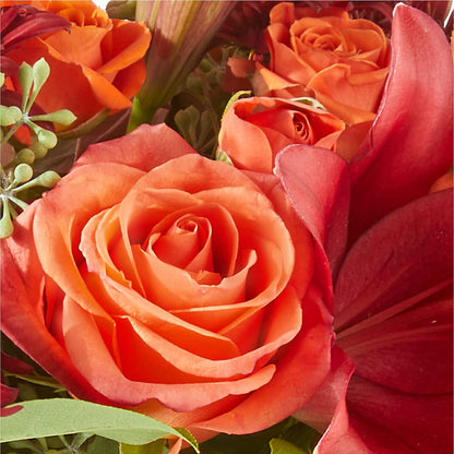 Crimson Leaves Bouquet –  Mt Scott Blooms By Maru, Portland OR