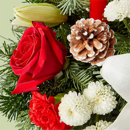 Seasonal Festivities Centerpiece –  Mt Scott Blooms By Maru, Portland OR