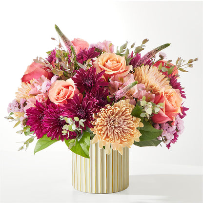 Berry Cobbler Bouquet with Ivory Vase –  Mt Scott Blooms By Maru, Portland OR