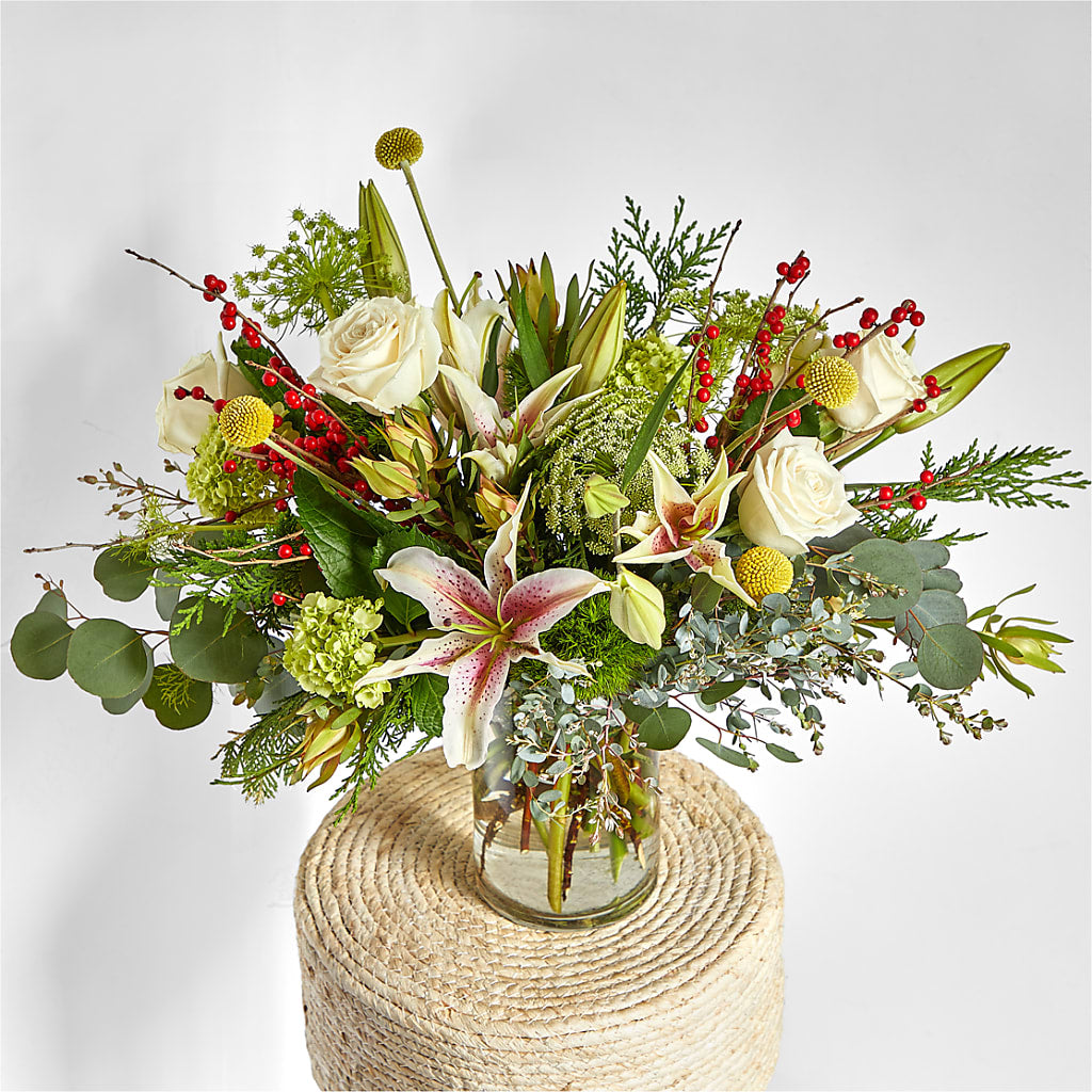 Berry & Bright Bouquet –  Mt Scott Blooms By Maru, Portland OR