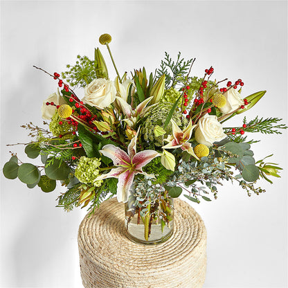 Berry & Bright Bouquet –  Mt Scott Blooms By Maru, Portland OR