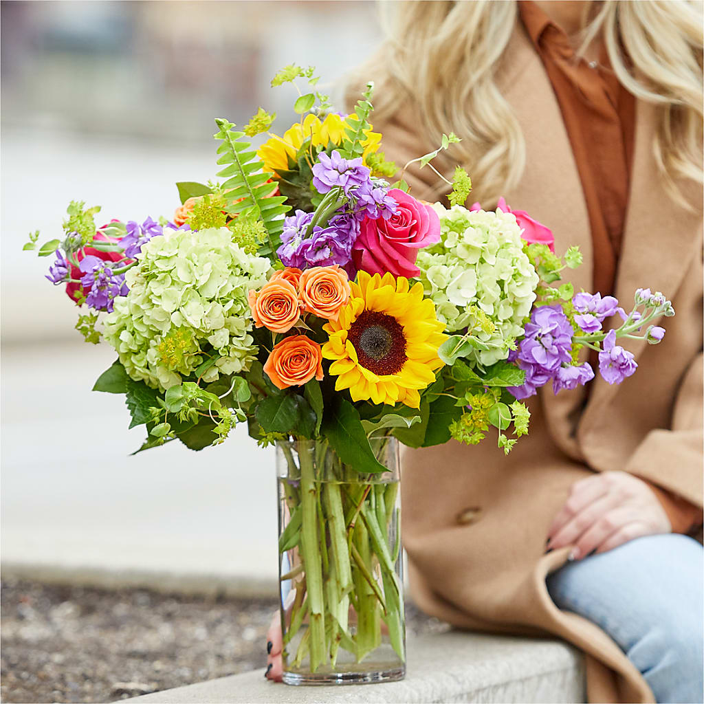 Vibrant Greetings Bouquet –  Mt Scott Blooms By Maru, Portland OR