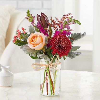 Moody Hues Bouquet –  Mt Scott Blooms By Maru, Portland OR