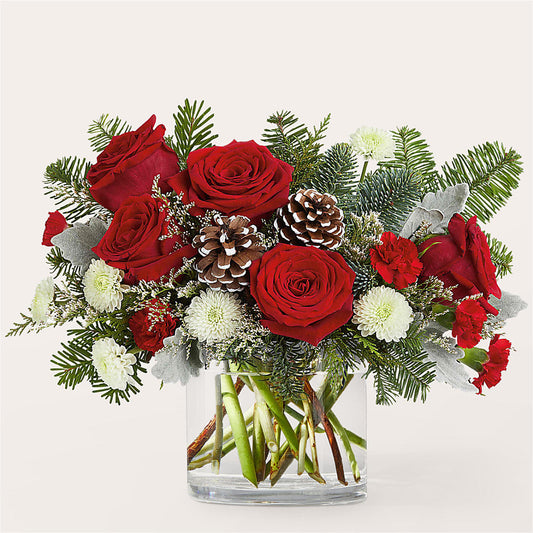 Yule Cheer Bouquet –  Mt Scott Blooms By Maru, Portland OR