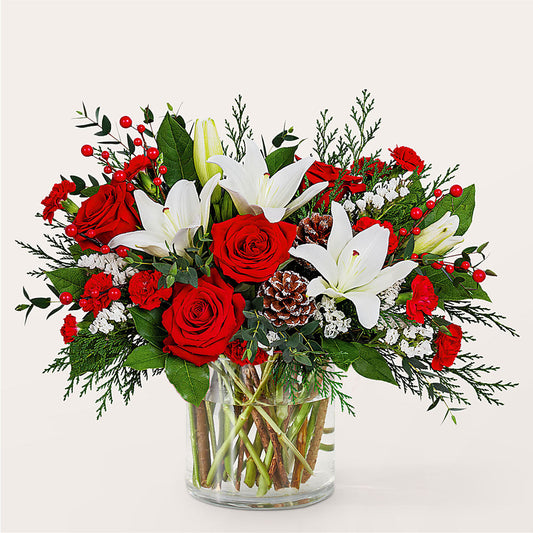 Best in Snow Bouquet –  Mt Scott Blooms By Maru, Portland OR