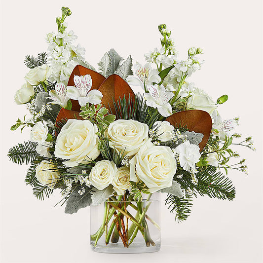 Fresh Snowfall Bouquet –  Mt Scott Blooms By Maru, Portland OR