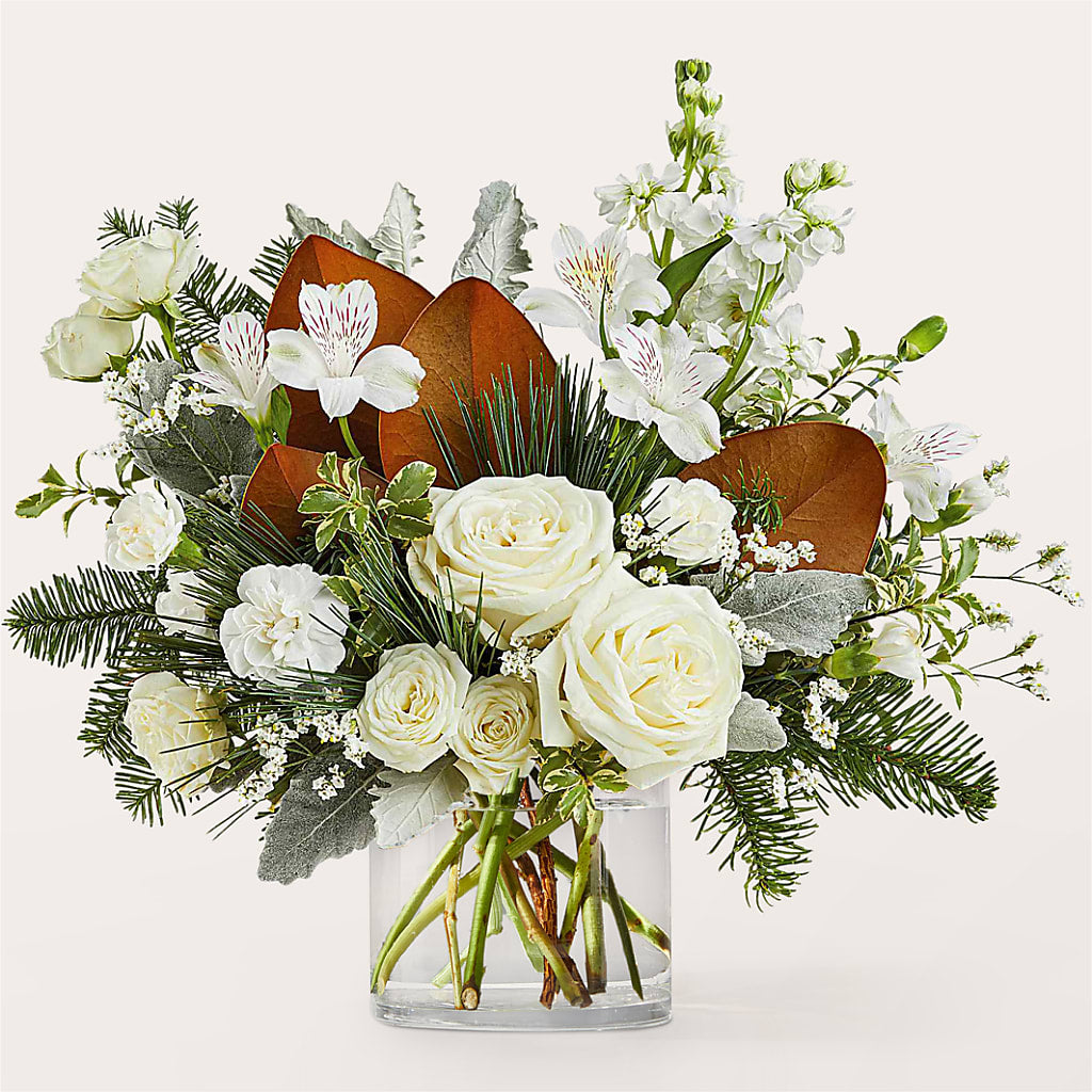 Fresh Snowfall Bouquet –  Mt Scott Blooms By Maru, Portland OR