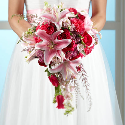 Lily & Rose Bouquet –  Mt Scott Blooms By Maru, Portland OR