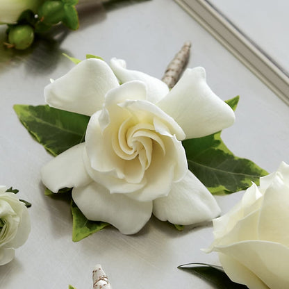 Gardenia Boutonniere –  Mt Scott Blooms By Maru, Portland OR